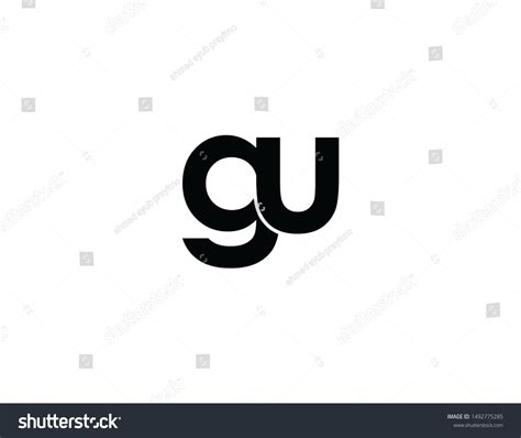 Gu Original Monogram Logo Design Stock Illustration 1492775285 ...