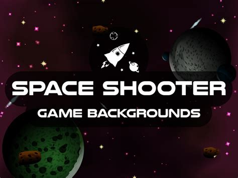 Space Shooter Game Backgrounds by 2D Game Assets on Dribbble