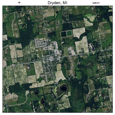 Aerial Photography Map of Dryden, MI Michigan