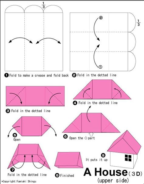 origami tent instructions - Google Search | Creative origami, Origami diagrams, Origami and kirigami