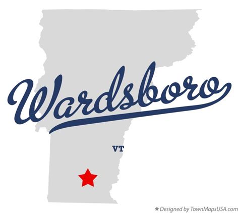 Map of Wardsboro, VT, Vermont