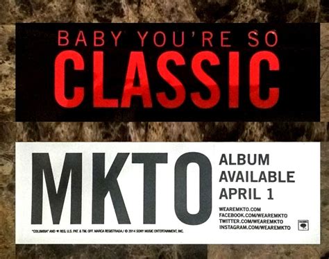 Mkto Classic Album Cover