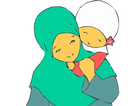 Gambar Kartun Muslimah Ibu Dan Anak | Kantor Meme