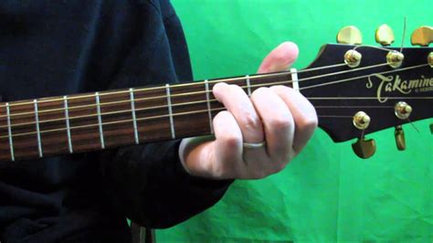 How to play the E Major 7 Guitar Chord -- Emaj7 Chord Guitar Tutorial - YouTube