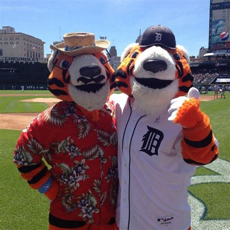 Pin on PAWS - Detroit Tigers Mascot