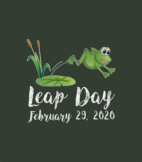 Leap Day February 29Th 2020 Leap Year Frog Jump Digital Art by Sulayx ...