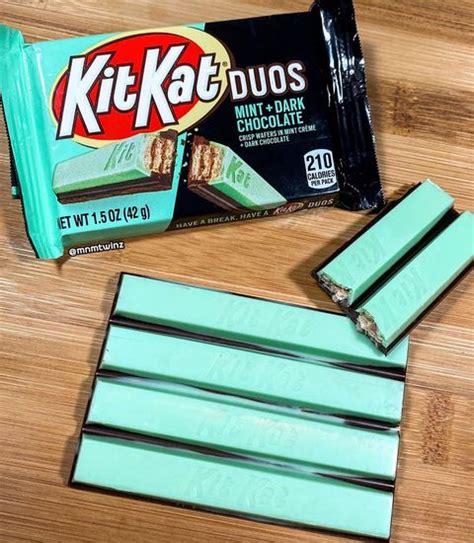 Kit Kat Is Releasing A New Duos Bar With Mint And Dark Chocolate - New Kit Kat Products 2019