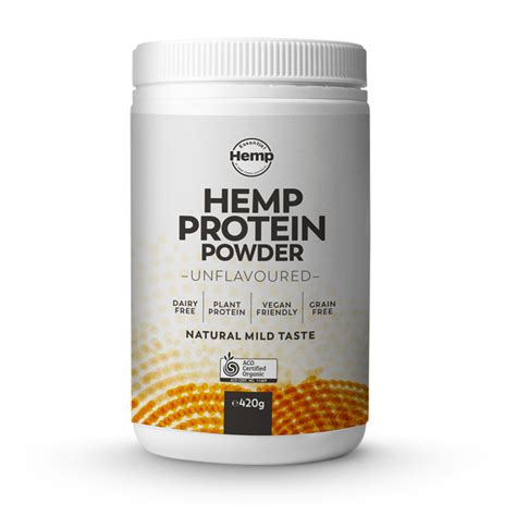 Essential Hemp Hemp Protein Powder Unflavoured 420g » Quantum Healing ...