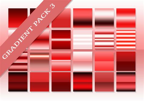 Free Red Ultimate Gradients Pack #3