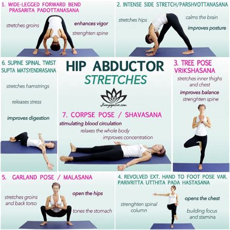 Seven Hip Abductor Stretches for Hip Pain | Hip abductor exercises, Hip ...