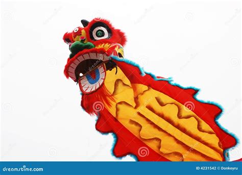 Lion dance costume stock photo. Image of south, mask, guangdong - 4231542