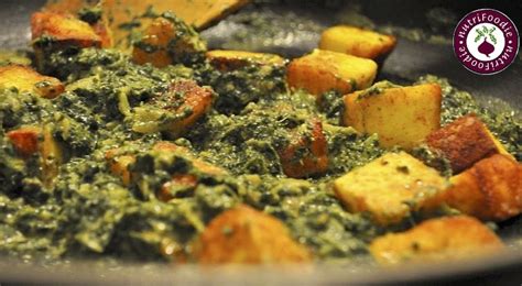 Spinach Paneer Curry (Palak Paneer) w/ Garam Masala Recipe – nutriFoodie