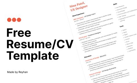 Resume Cv Template Infographics Background And Elemen - vrogue.co