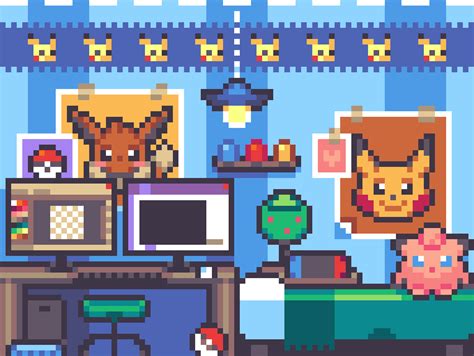 Yuki Pixels - Mini bedroom pokemon