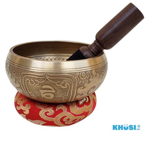 special edition of bronze tibetan singing bowl. | Tibetan singing bowls, Singing bowls, Hand carved