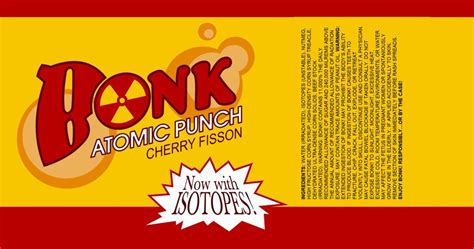 Luxus Bonk Atomic Punch Label