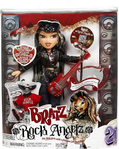 Bratz Rock Angelz 20 Yearz Special Edition Fashion Doll Jade, Multicolor, Dolls - Amazon Canada