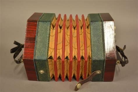 Sold at Auction: Vintage Rigoletto Squeeze Box Concertina | Vintage ...