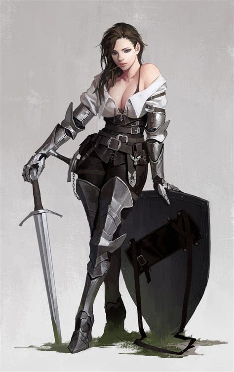 Fighter D&D Character Dump | Concept art characters female, Female character concept, Female knight