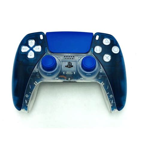 Custom Sony Wireless Controller PlayStation 5 PS5 - Transparent Blue ...