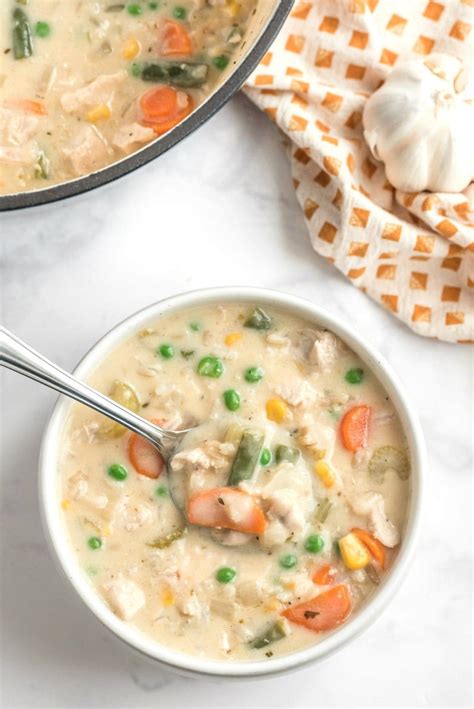 Creamy Chicken and Rice Soup - Recipe Girl