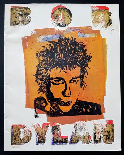 1989 Bob Dylan signed "Oh Mercy" Tour program