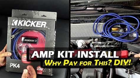 Kicker Amp Wiring Kit