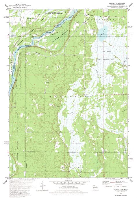 Randall, WI Topographic Map - TopoQuest