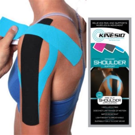 Kinesio Tape Precut Shoulder Tape #ShoulderTape | Kinesio taping, Kinesio taping shoulder ...