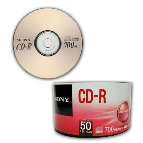 SONY CD-R 700MB Blank CD R 50 pcs. | Lazada PH