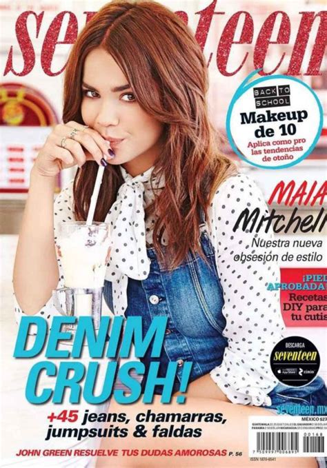 Maia Mitchell – Seventeen Magazine Mexico September 2015 Cover – celebsla.com