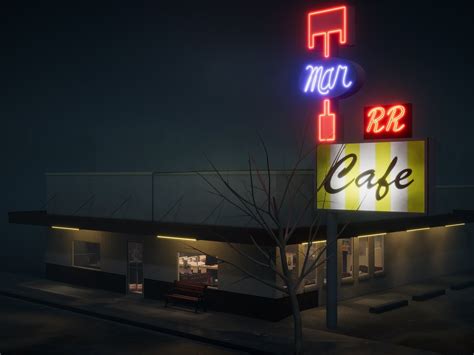 [UE4] Twin Peaks Diner — polycount