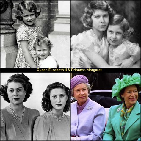 Queen Elizabeth II & her sister Margaret | Queen elizabeth, Princess margaret, Queen elizabeth ii