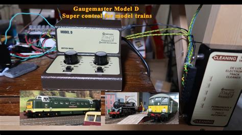 In control with Gaugemaster Model D model railway controller - YouTube