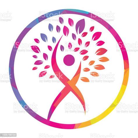 Human Tree Logo Design Stock Illustration - Download Image Now ...