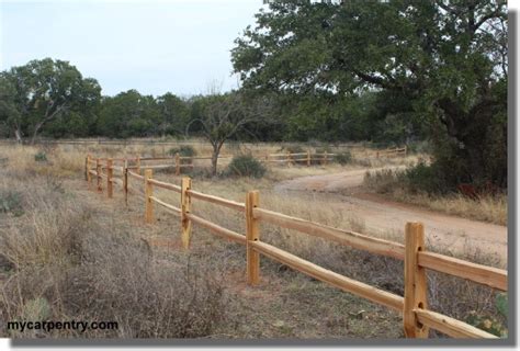 Split Rail Fence - Learn how to build a ranch style fence