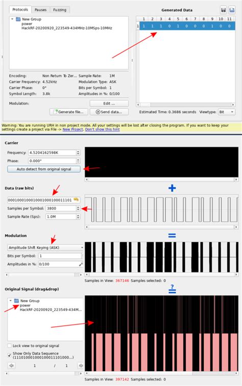 Cloning RF remotes using open source radio