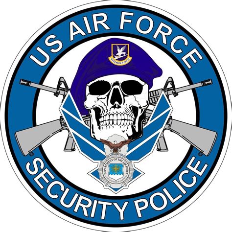 United States Air Force Security Police USAF Vinyl Decal Car