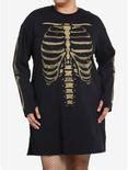 Social Collision Skeleton Bleach Girls T-Shirt Dress Plus Size | Hot Topic