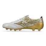 Mizuno Alpha Elite FG/AG Prism Gold - White/Gold/Black | www.unisportstore.com