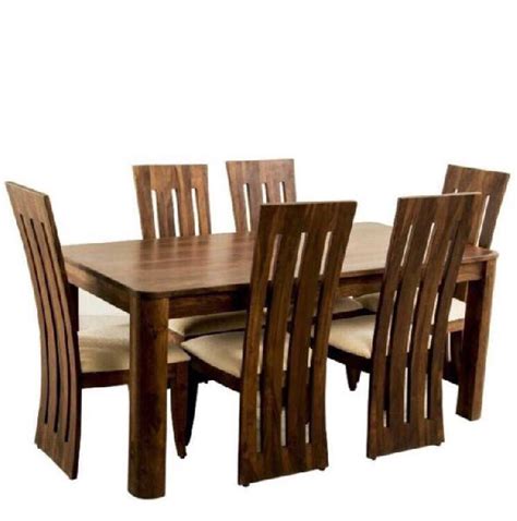 6 Seater Wooden Dining Table Set, Feature : High Strength, Color : Brown at Rs 26,000 / Piece in ...