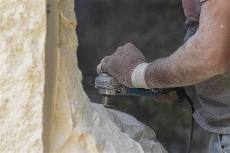 Process of Creating a Sculpture from Stone Stock Image - Image of rock ...