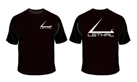 SHORT SLEEVE TEE - BLACK & WHITE - Lethal Products