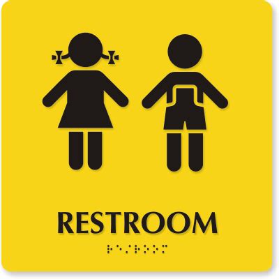 Boy And Girl Bathroom Signs - ClipArt Best