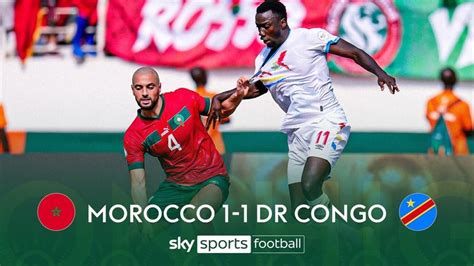 Morocco 1-1 DR Congo | AFCON highlights | Football News | Sky Sports