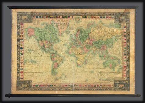 Map of the World, on Mercators Projection.: Geographicus Rare Antique Maps