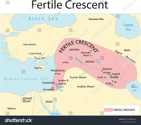 Mesopotamia Map Fertile Crescent