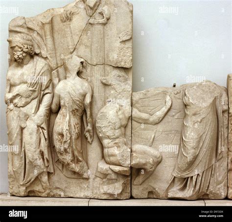 Pergamum Altar in the Pergamum Museum in Berlin. It is a monumental ...