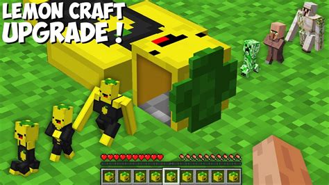 Why did I TRANSFORM ALL MOBS INTO LEMON CRAFT MOBS in Minecraft ? INCREDIBLE LEMON CRAFT UPGRADE ...