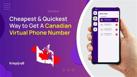 Cheapest & Quickest Way to Get A Canadian Virtual Phone Number - YouTube